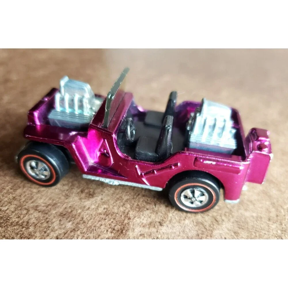 VTG 1971 Hot Wheel GRASS HOPPER Spectraflame Magenta ZAMAC 1:64 REDLINE 6461 USA